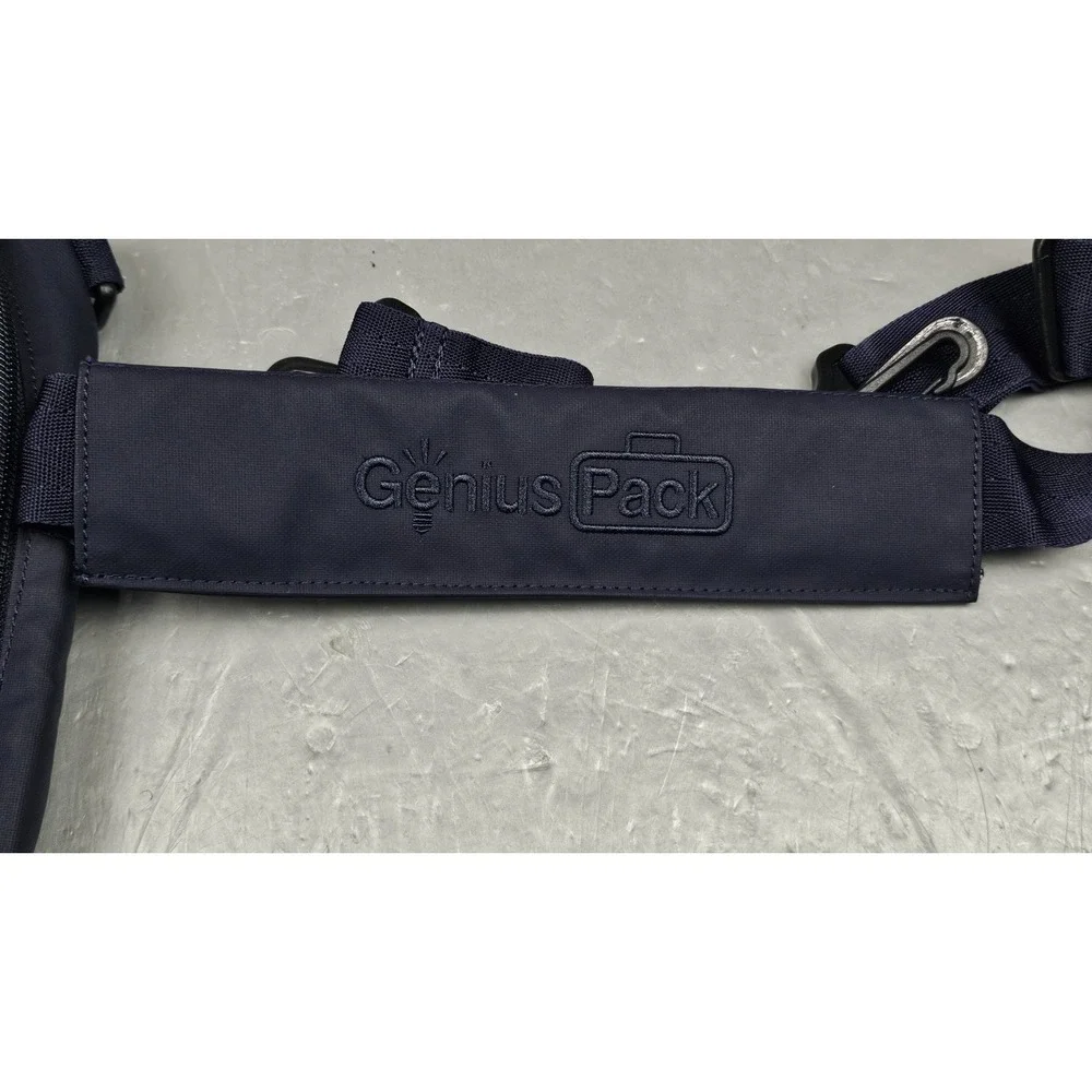 NWOT Genius Pack High Altitude Flight Bagg Travel Organizer Shoulder Strap Blue